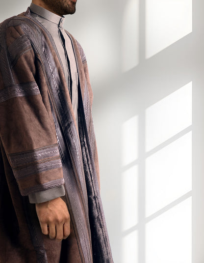 Brown Winter Fur Al Jazeera For Men