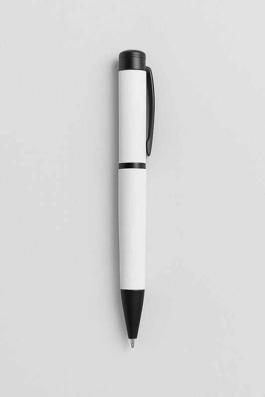 White And Black Ball-Point Pen