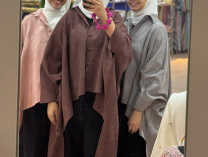 7990 Multi-Color Sueda Shirt For Women From Ghazel
