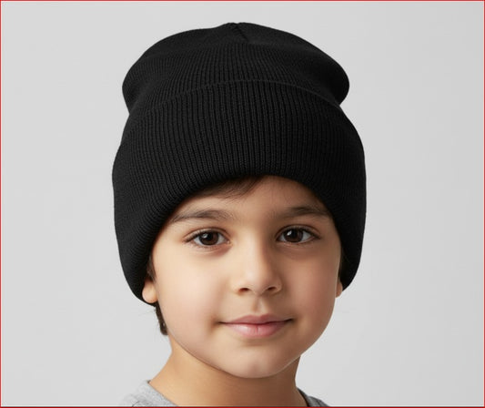 Black Beanie For Boys