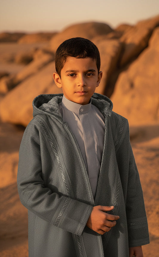 Dark Grey Winter Fur Al Jazeera For Kids