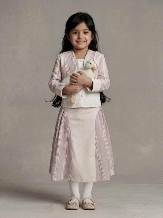 TIYA ST394 Pink Daraa Set