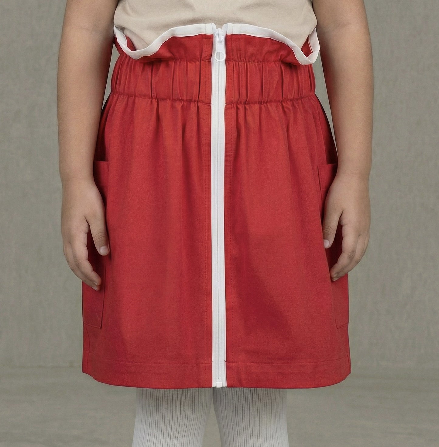TIYA SK151 Red Skirt