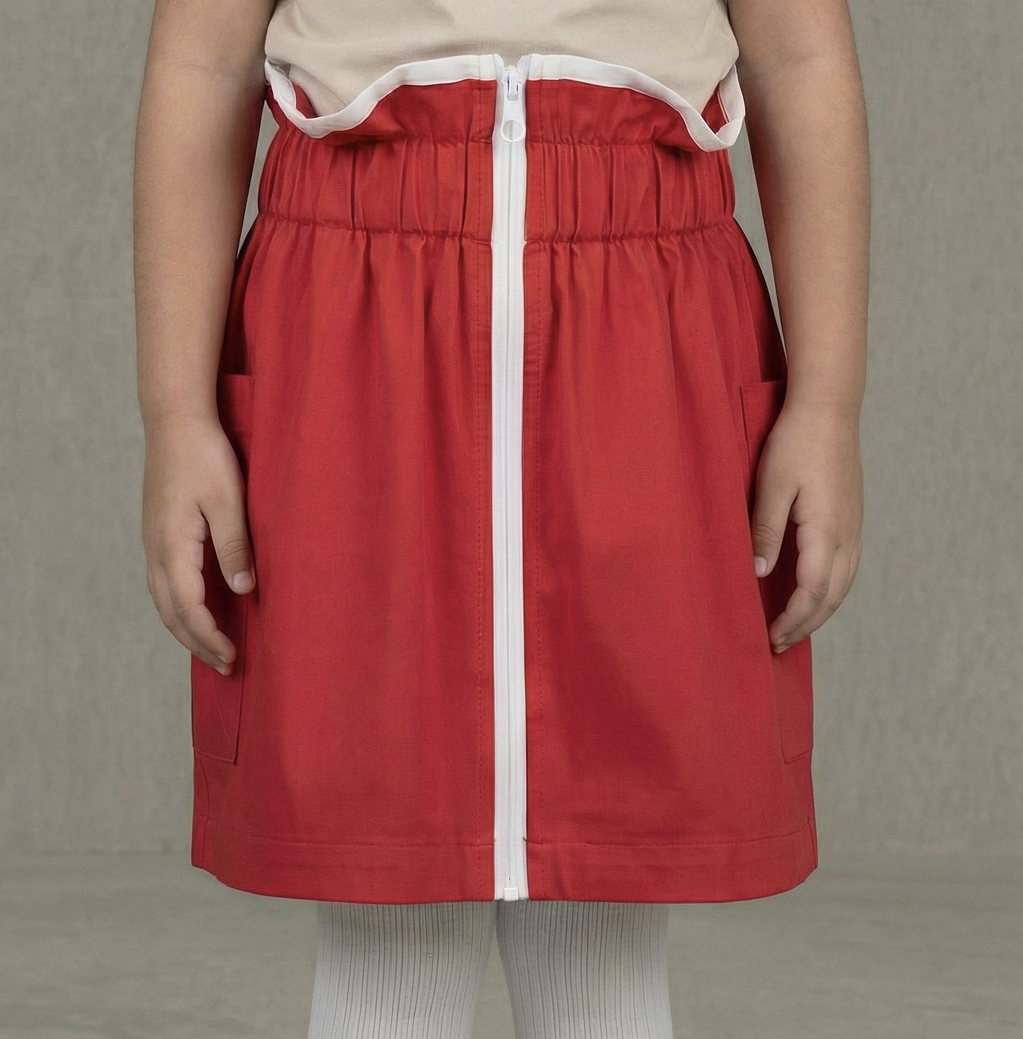 TIYA SK151 Red Skirt