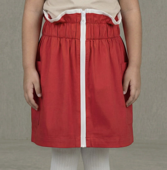 TIYA SK151 Red Skirt
