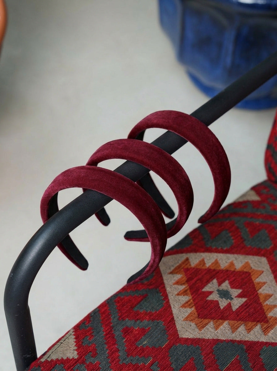 8088 Maroon Red Headband M1