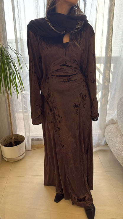 8080 Sunday Studio Brown Dress For Women