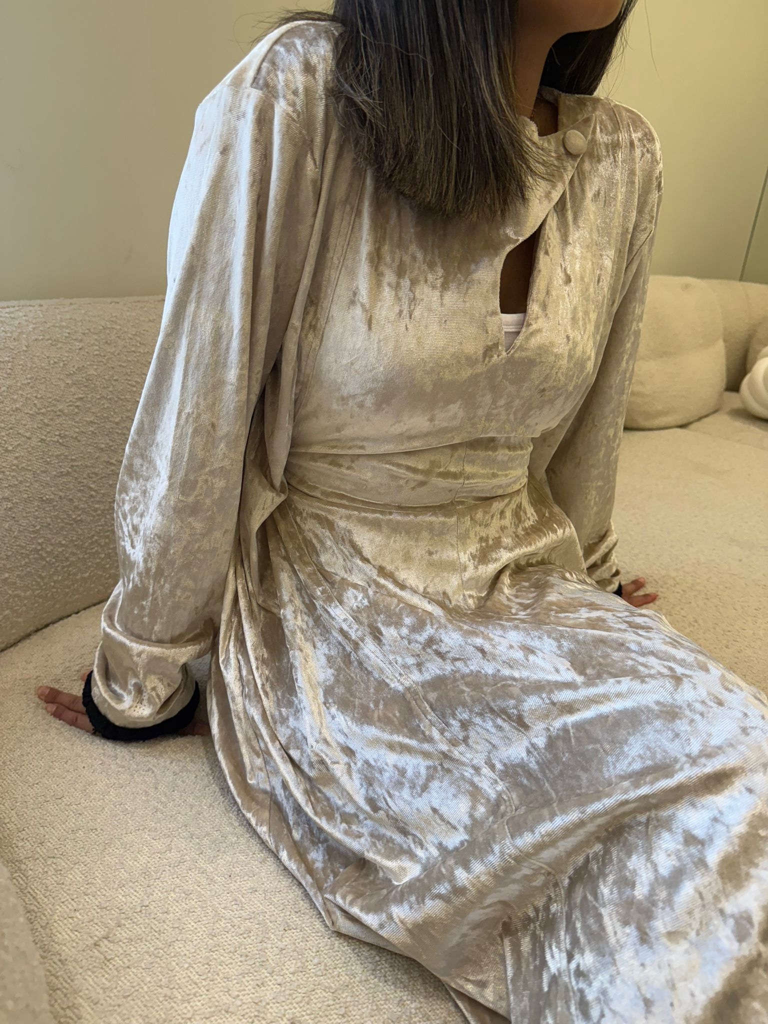 8080 Sunday Studio White Dress For Women