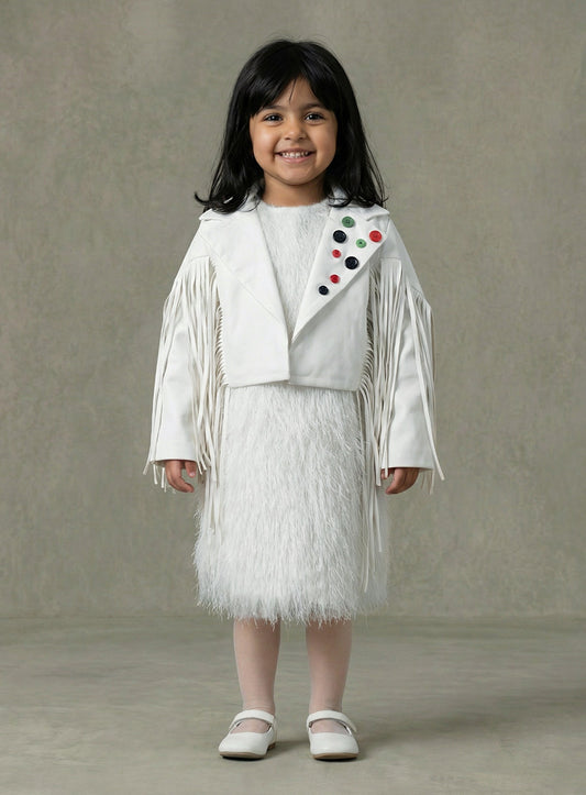 TIYA J0168 White National Day Set