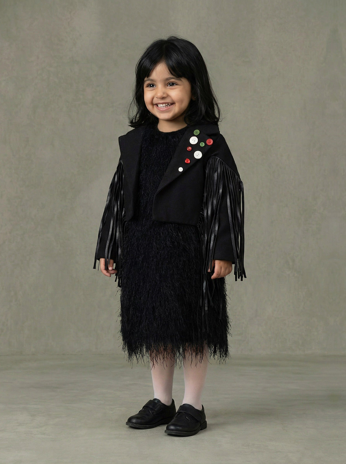 TIYA J0168 Black National Day Set