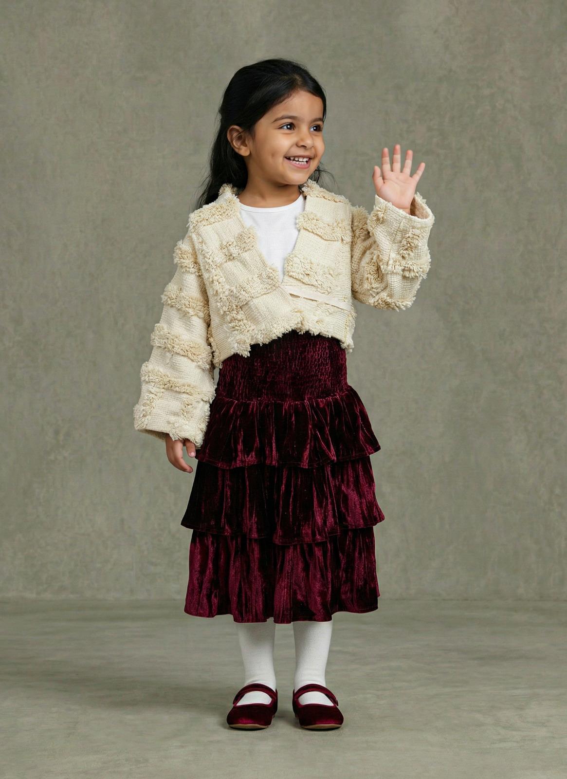 TIYA ST551 Maroon Set