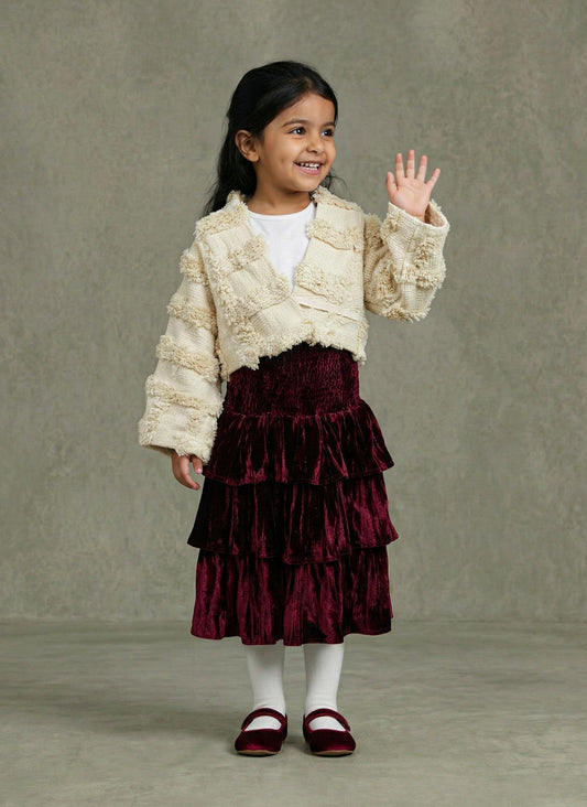 TIYA ST551 Maroon Set