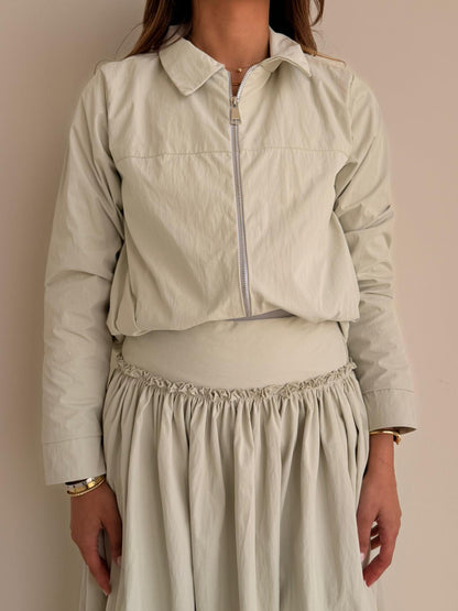 8188 Nova Edition-13 Greige Jacket And Skirt Set