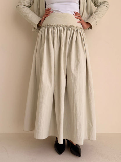 8188 Nova Edition-13 Greige Jacket And Skirt Set