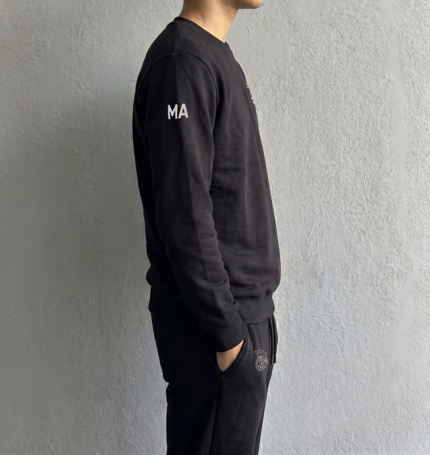 BIS Senior Black Sweater For Men