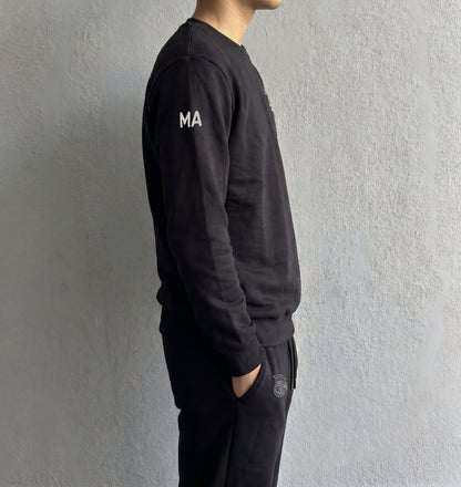 BIS Senior Black Sweater For Men