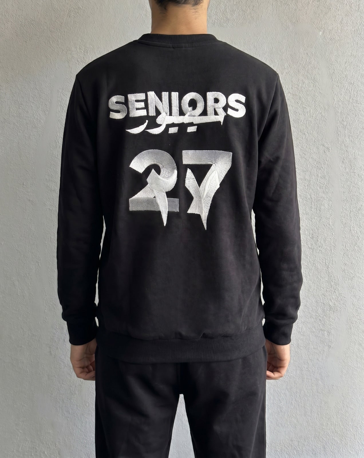 BIS Senior Black Sweater For Men