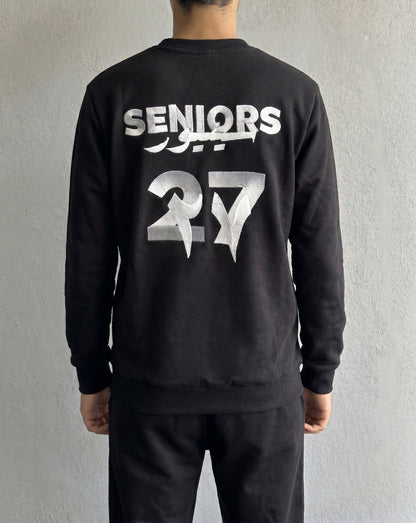 BIS Senior Black Sweater For Men