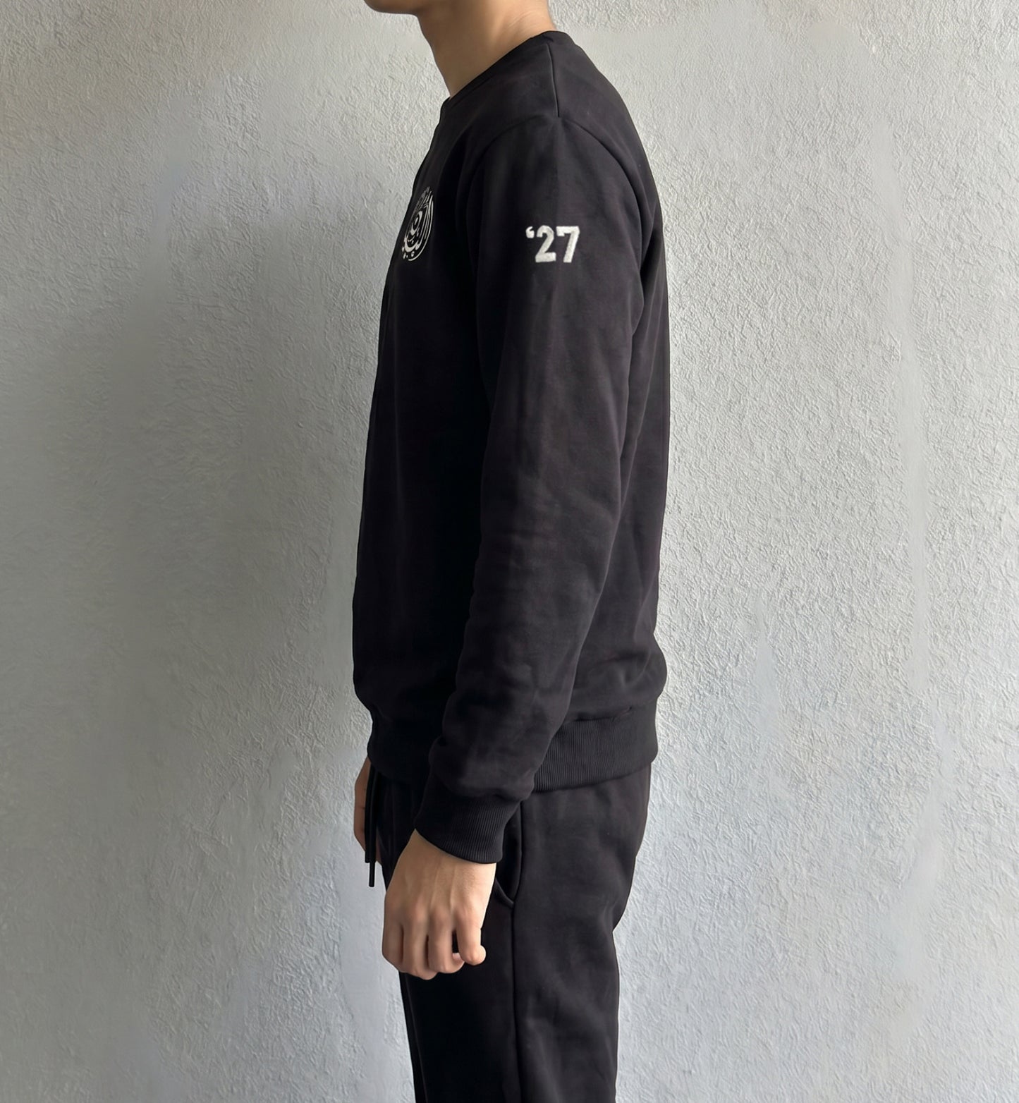 BIS Senior Black Sweater For Men