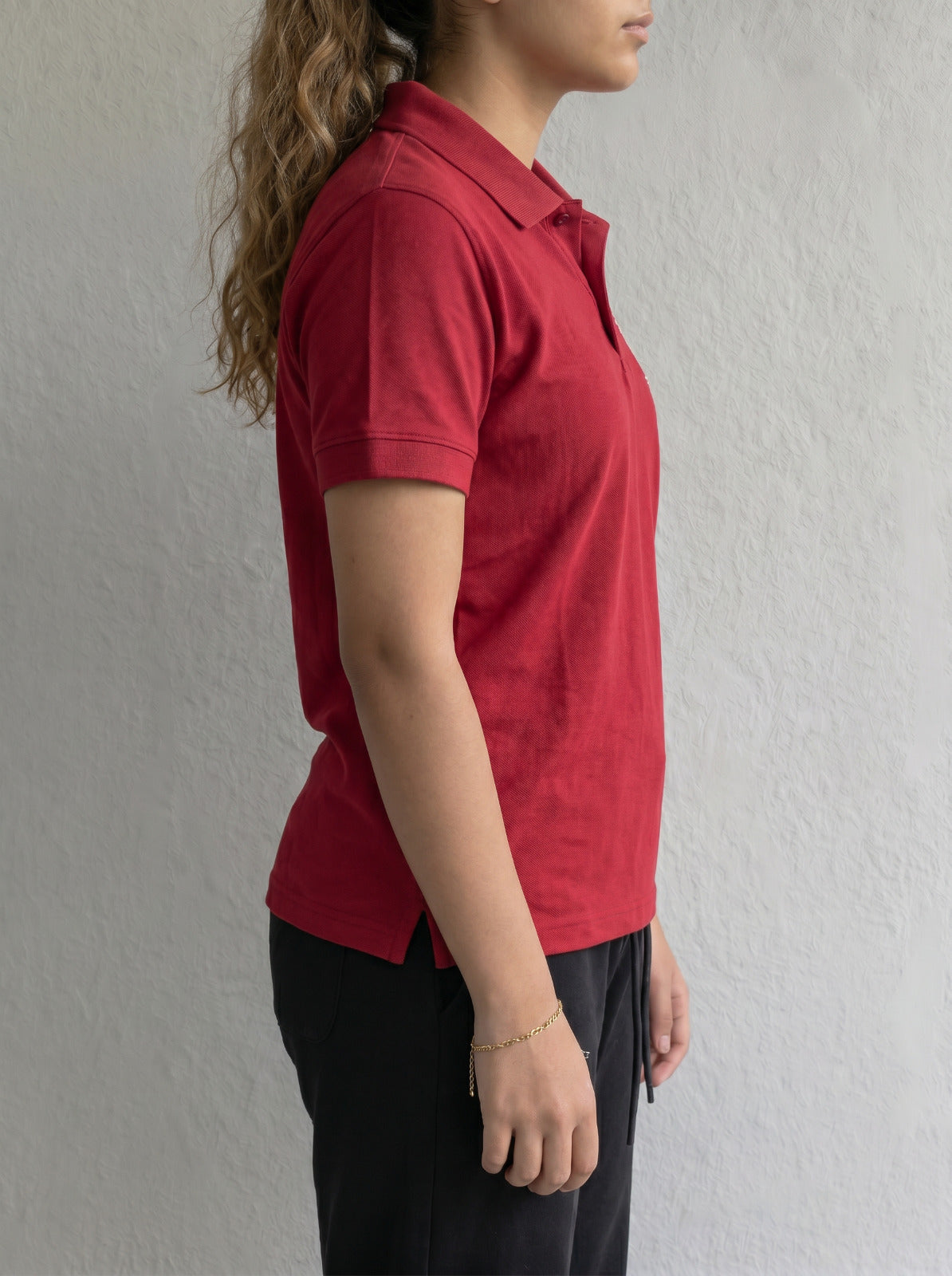 BIS Senior Red Polo T-Shirt For Women
