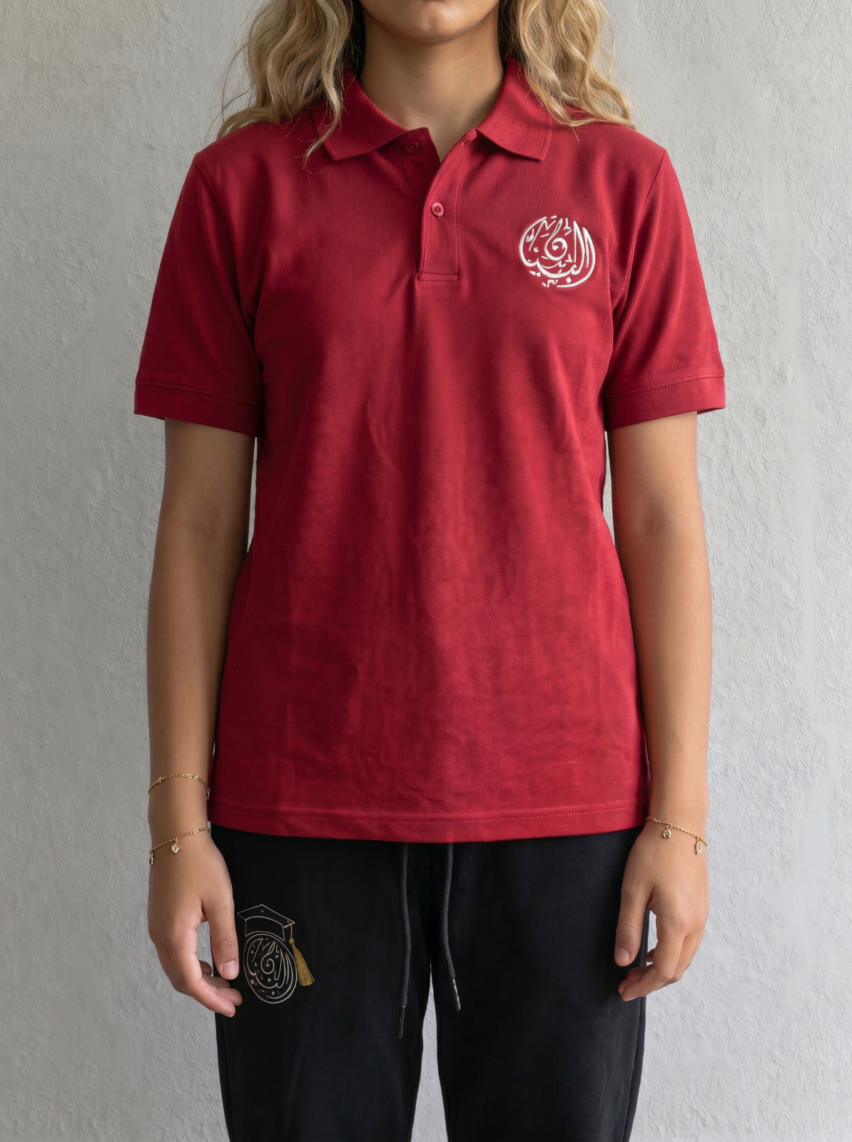 BIS Senior Red Polo T-Shirt For Women