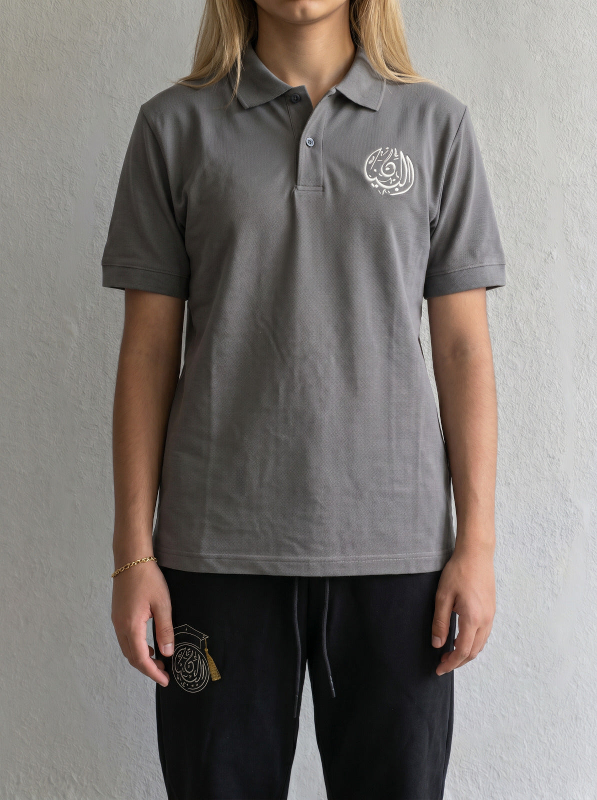 BIS Senior Grey Polo T-Shirt For Women