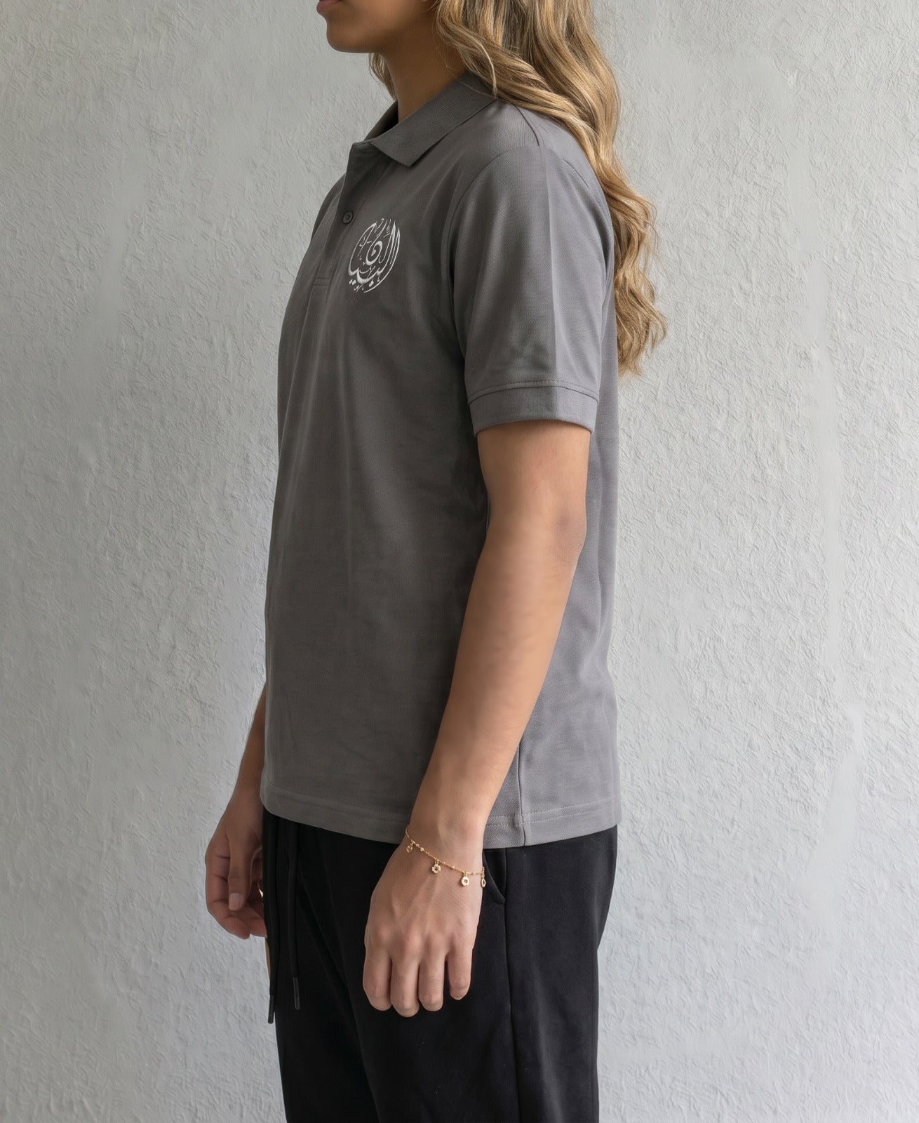 BIS Senior Grey Polo T-Shirt For Women