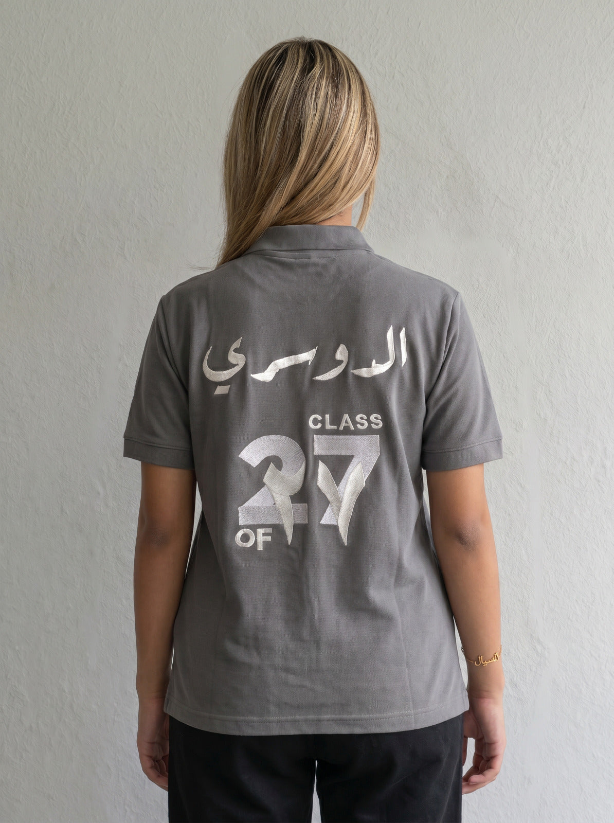 BIS Senior Grey Polo T-Shirt For Women
