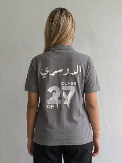 BIS Senior Grey Polo T-Shirt For Women