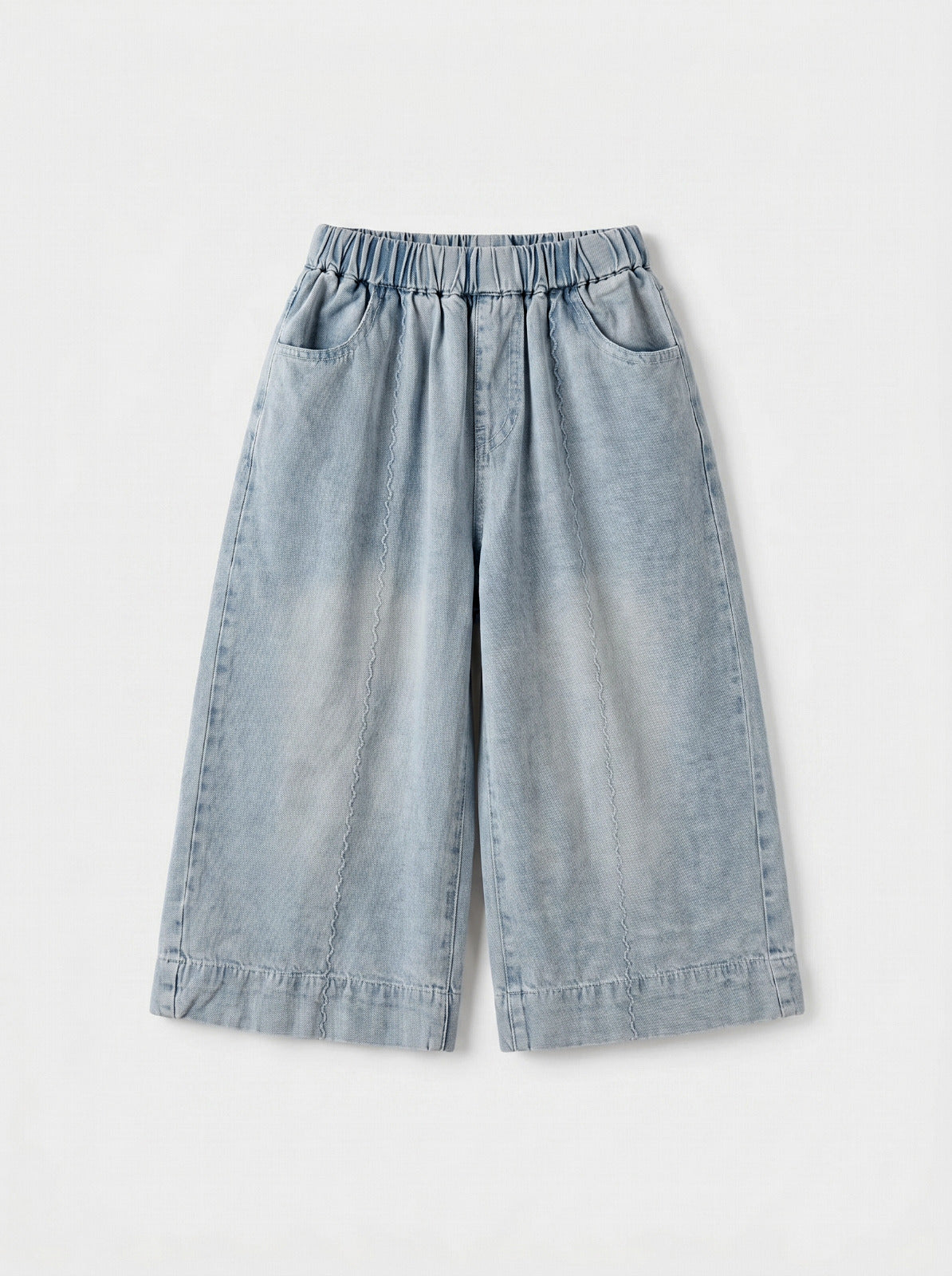 8151 Blue Denim Pants For Girls