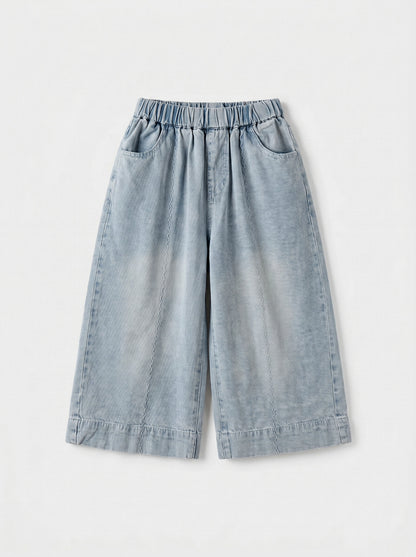 8151 Blue Denim Pants For Girls