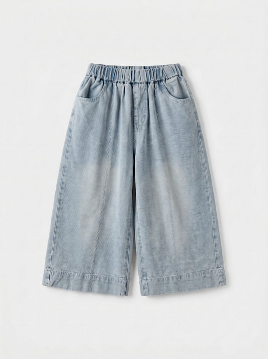8151 Blue Denim Pants For Girls