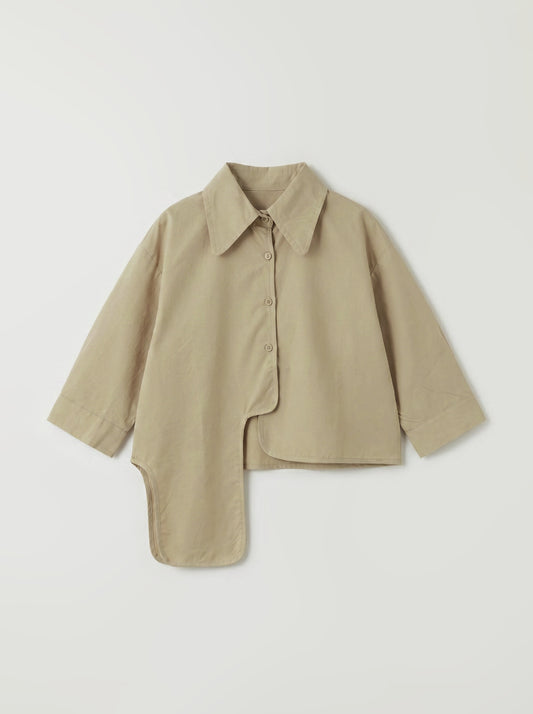 8146 Beige Shirt For Girls