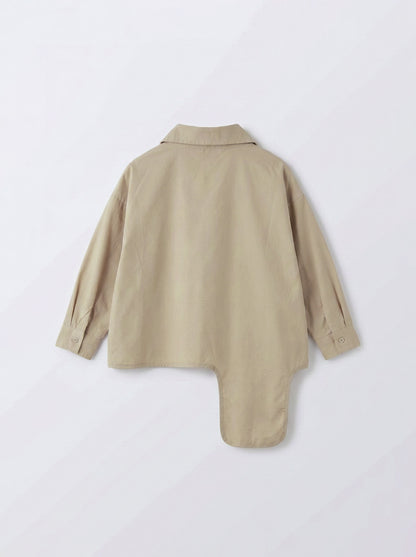 8146 Beige Shirt For Girls