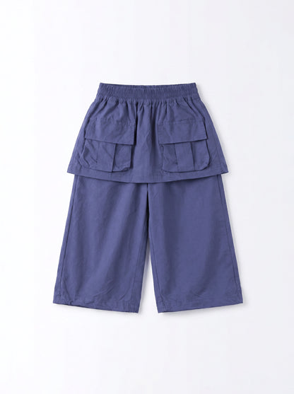 8129 Navy Pants For Girls