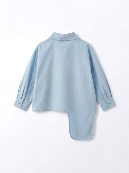 8146 Blue Shirt For Girls