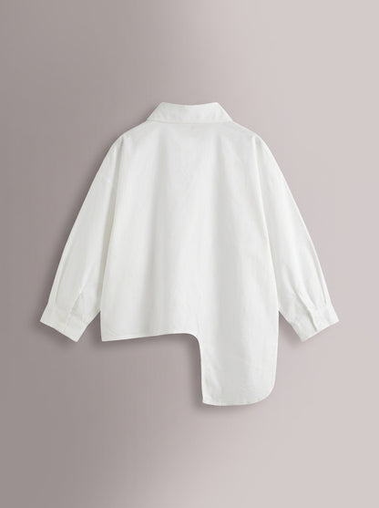 8146 White Shirt For Girls