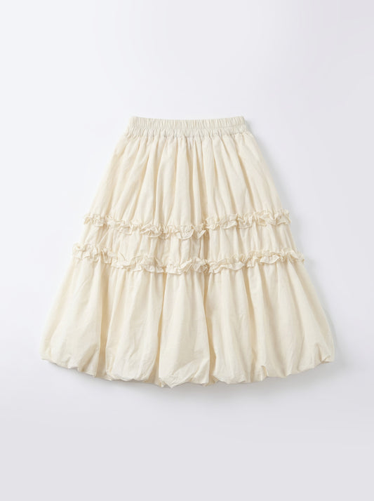 8143 Beige Skirt For Girls