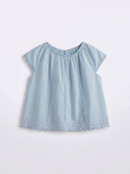 8131 Blue Dress For Girls
