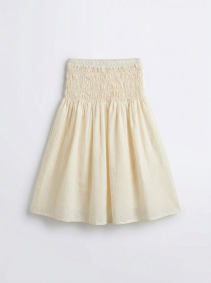 8136 Off White Skirt For Girls