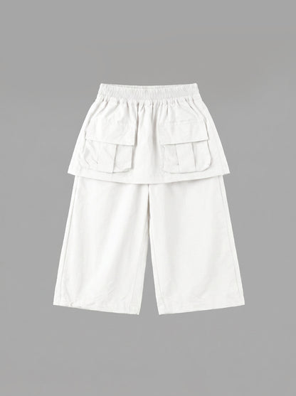 8129 White Pants For Girls