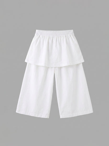 8129 White Pants For Girls