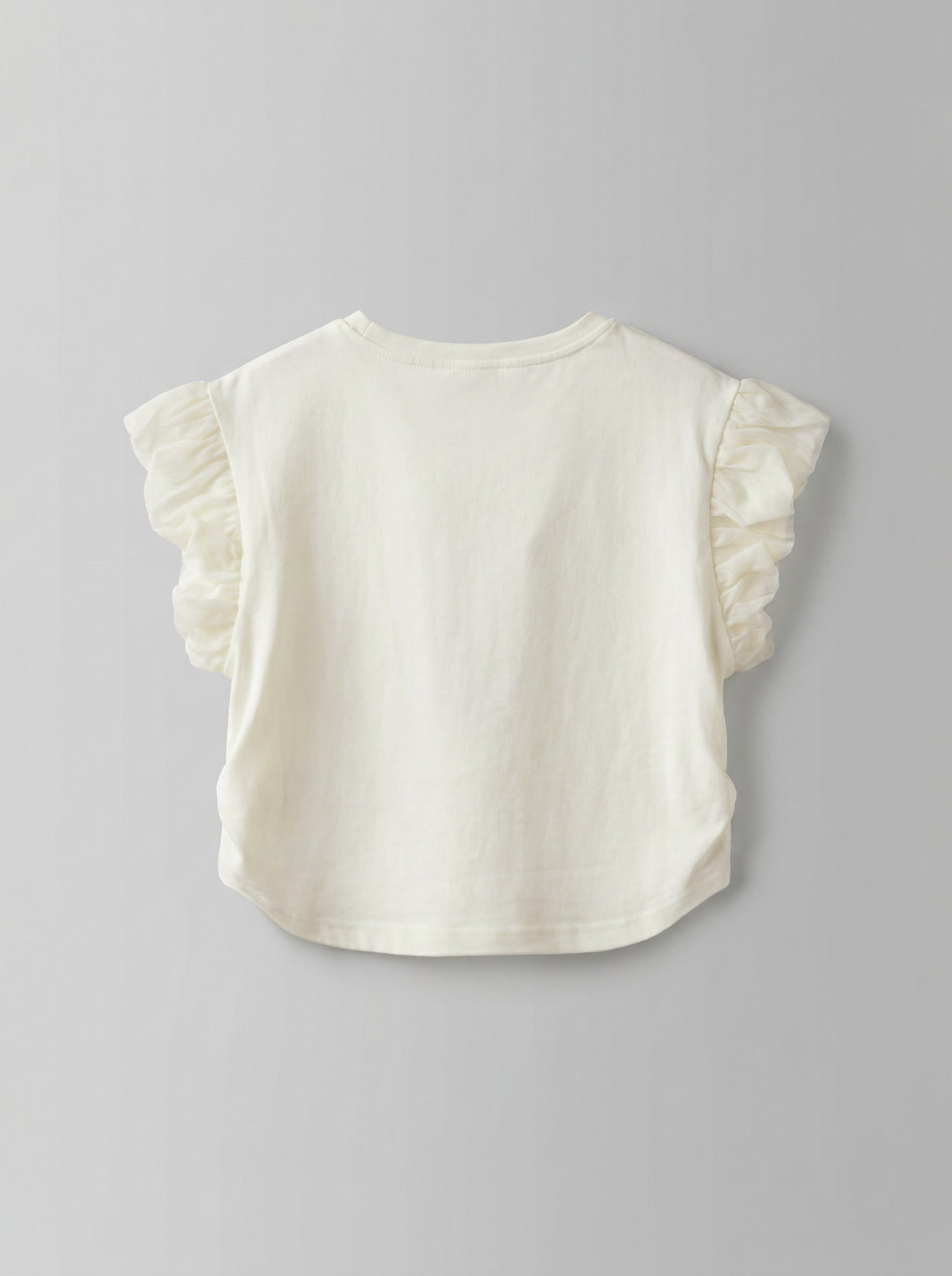 8135 Off White Top For Girls