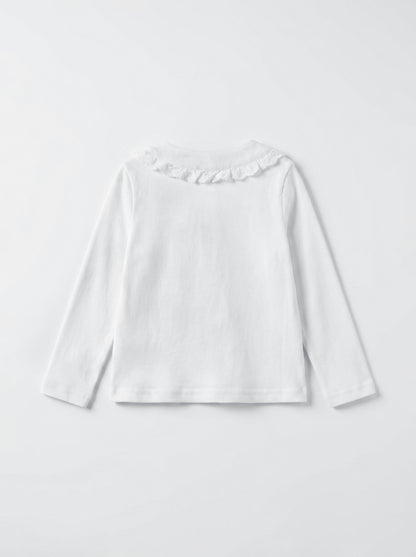 8128 White Top For Girls