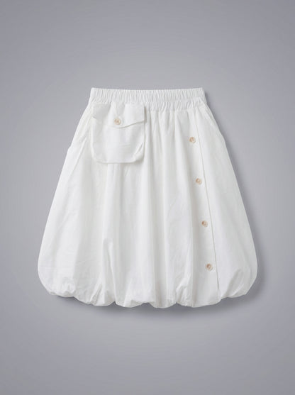 8132 White Skirt For Girls