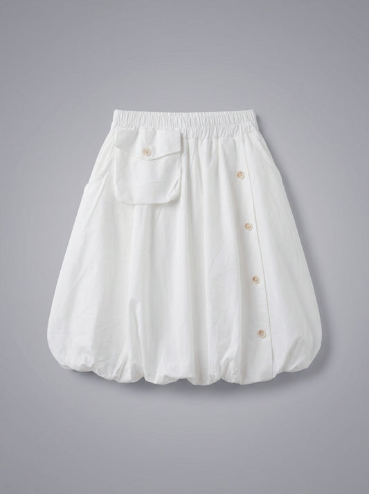 8132 White Skirt For Girls