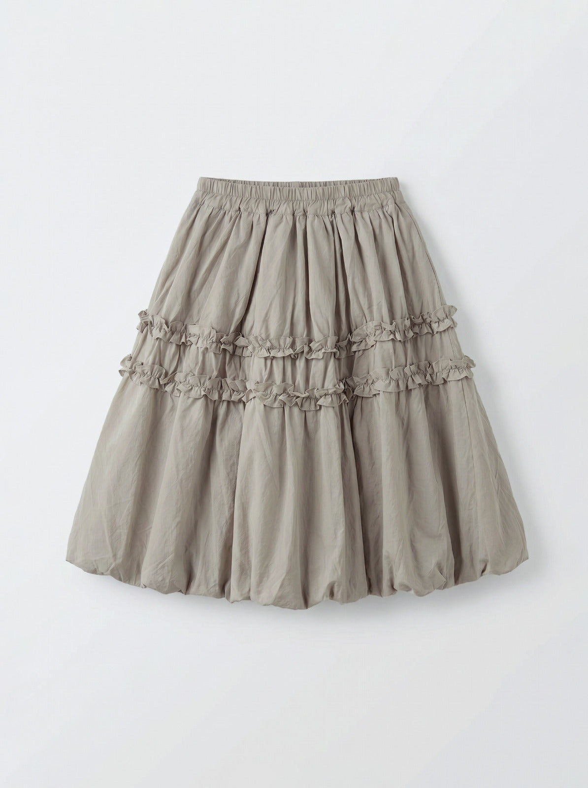 8143 Olive Green Skirt For Girls