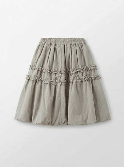 8143 Olive Green Skirt For Girls
