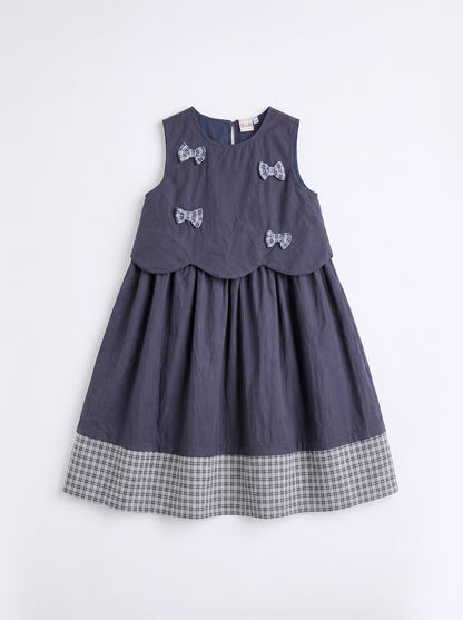 8140 Navy Dress For Girls