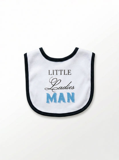 5 Pcs Blue Gentlemen Newborn Bib Set